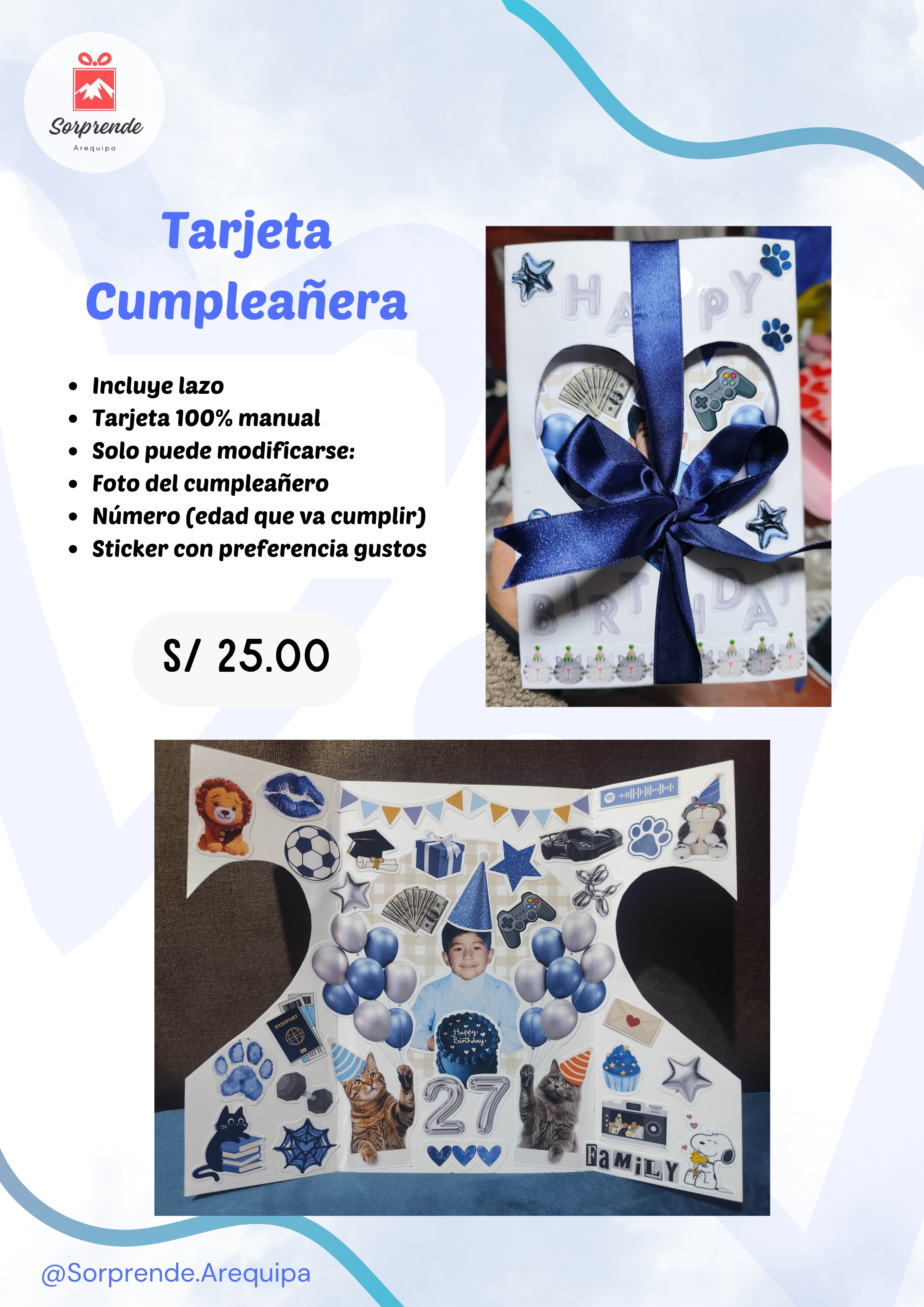 Tarjeta cumpleañera